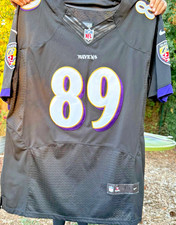 Steve Smith Sr- Baltimore Ravens #89 black jersey- NFL Players-On Field 48-Nike
