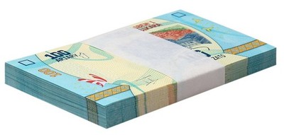 Madagascar 100 Ariary, 2017 ND, P-97a.2, UNC X 100 PCS Bundle Pack