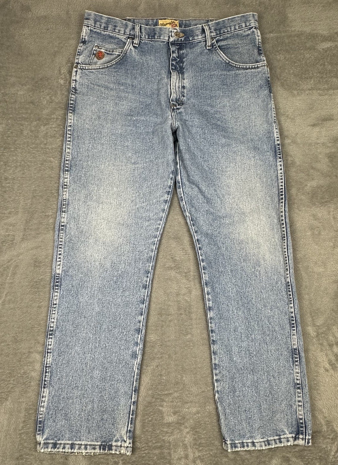 Mens 38x32 (fit 37x31) Blue Original Style 22 Straight Read