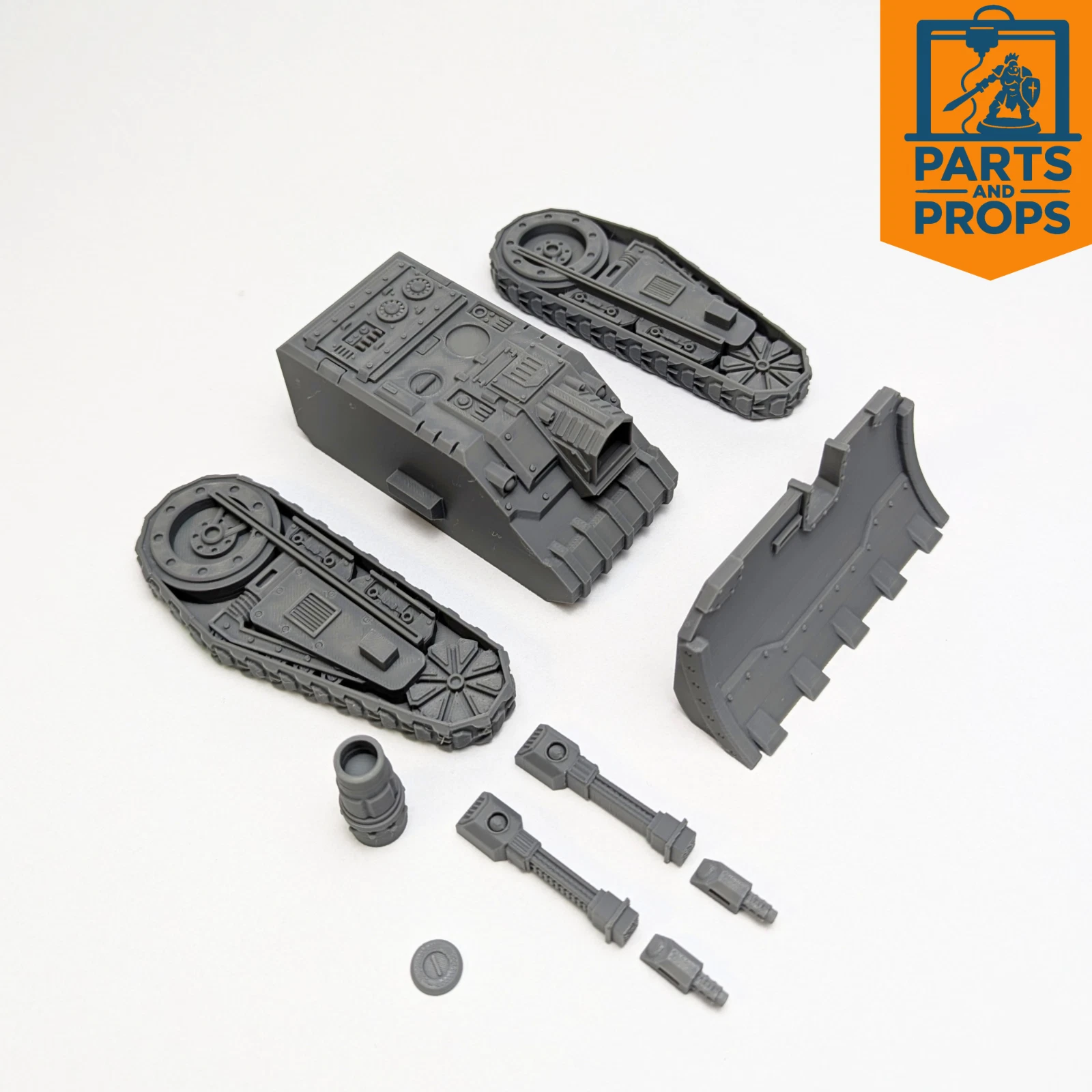 Imperial Marine Tank Demolisher for Grimdark Scifi 28mm Tabletop Wargaming - photo 6
