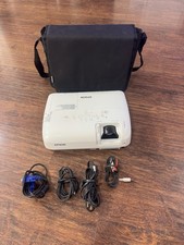 Epson PowerLite S6 H283A 3LCD Projector Tested Working w/ Bag VGA USB AV Cables