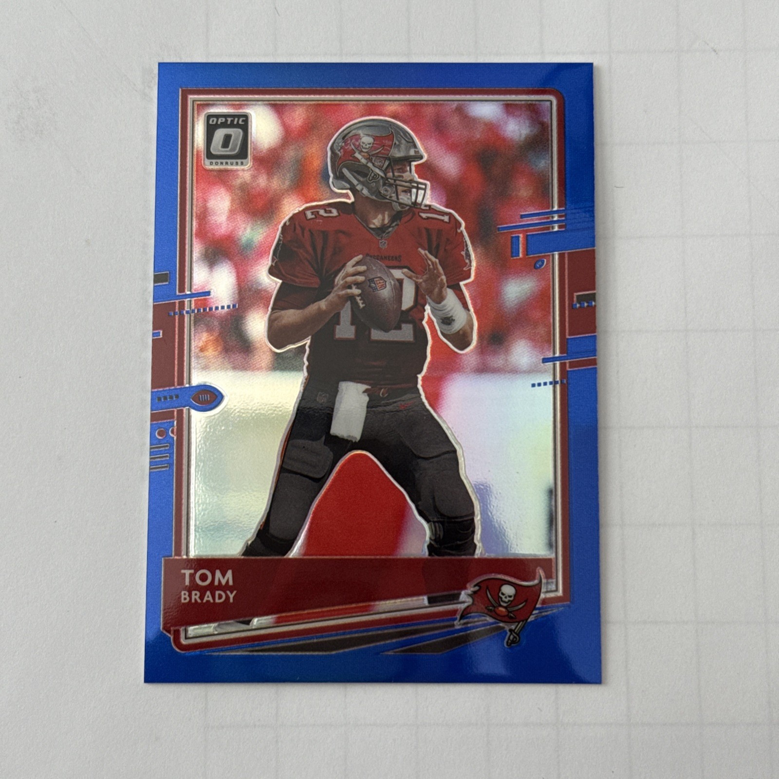 2020 Optic DARK BLUE PRIZM REFRACTOR SP TOM BRADY 145/179!▪️Tampa Bay Bucs 