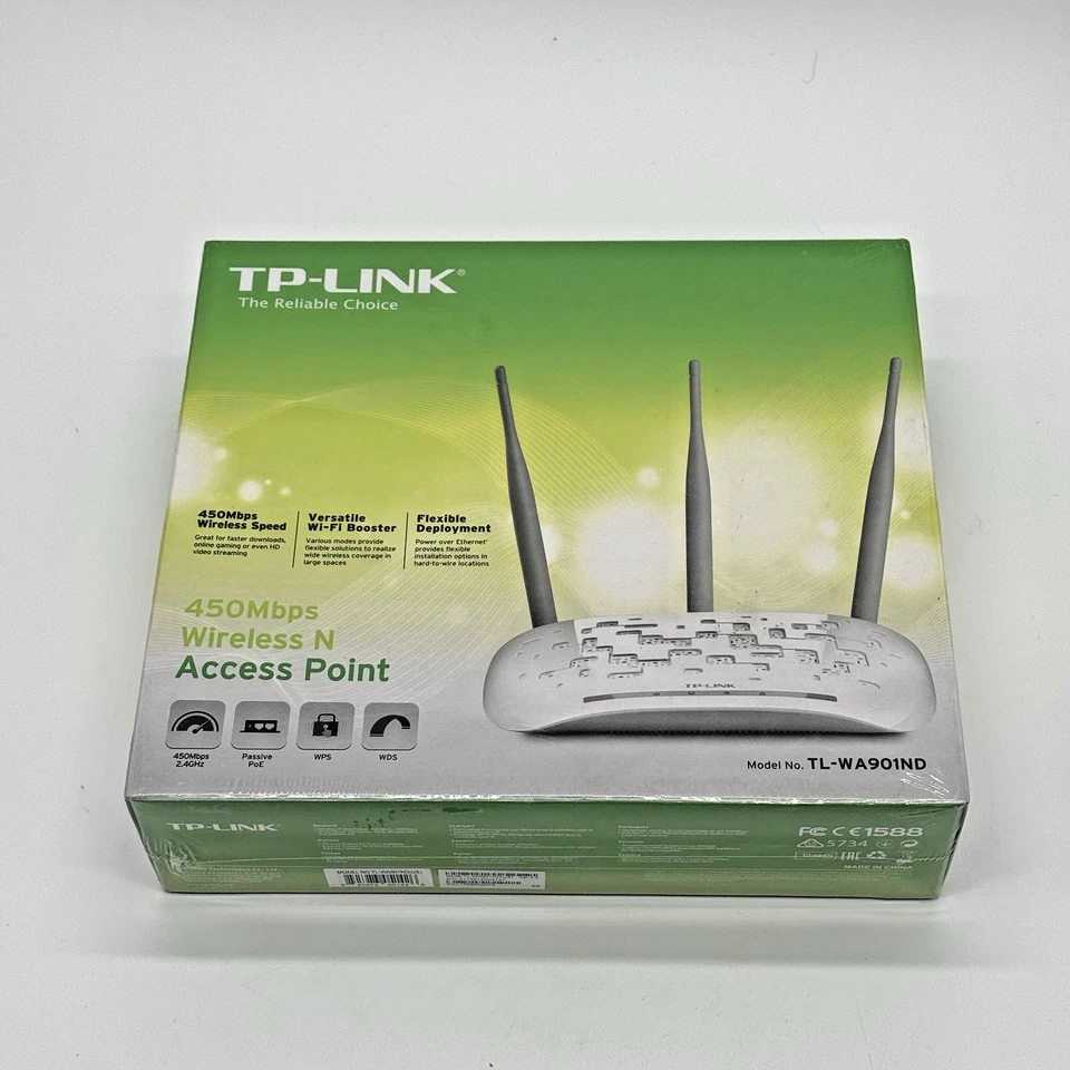 TP-Link TL-WA901ND 450Mbps Wireless N Access Point, NEW in SHRINKWRAP - Image 3 of 4