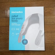 Homedics Pro Therapy Vibration Neck Massager Soothing Heat New Open Box READ