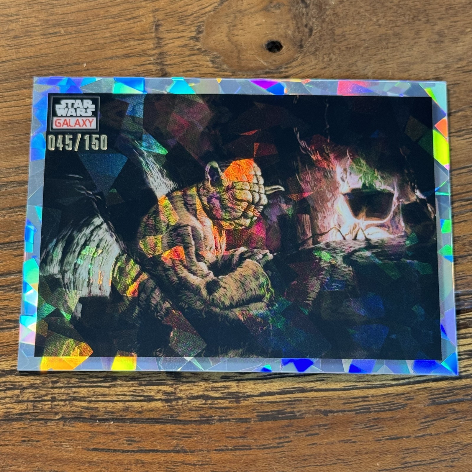 Night Must Fall 2023 Topps Star Wars Galaxy Chrome ATOMIC 45/150 Refractor #99