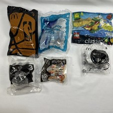 LOT OF 6 VARIOUS MCDONALDS HAPPY MEAL TOYS 1998-2002 VTG Unopened Packaging