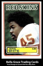1983 Topps Jeris White #201 Washington Redskins NFL Football