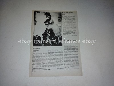 Nona Hendryx Viva! Ulf Zackrisson clipping Sweden 1980s