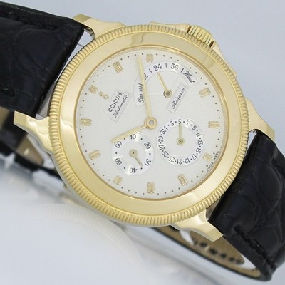 CORUM RESERVE DE MARCHE 35mm BOX PAPIERE UHR Ref. 7310956 GOLD