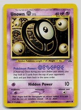 Unown [O] 69/75 Common Neo Discovery Pokemon Unlimited Near Mint on eBay