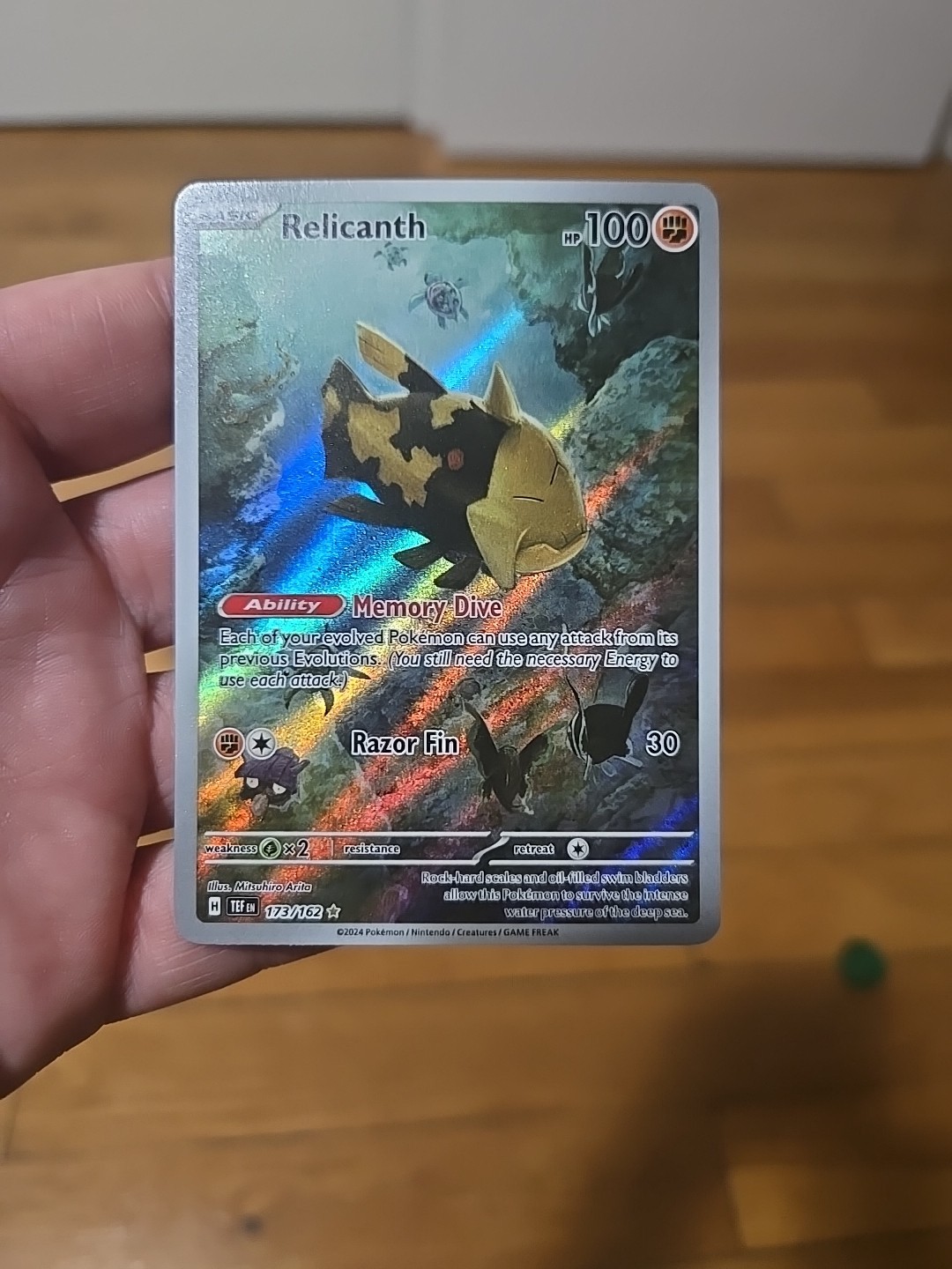 Relicanth 173/162 SV05: Temporal Forces Holo