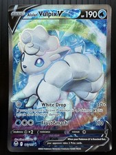 Pokemon Alolan Vulpix v 173/195 Silver Tempest Full Art Ultra Rare Holo (NM) on eBay
