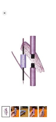 Lime Crime Diamond Dust Mascara Amethyst Iridescent Liquid 0.34 fl oz