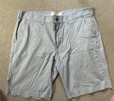 Sonoma Life + Style Golf Casual Mens Shorts 38 White Blue Cotton