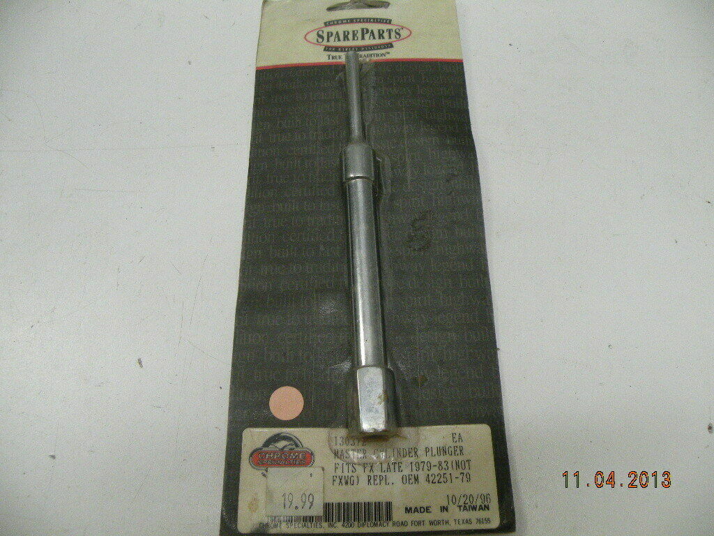 Chrome Master Cylinder Plunger Custom Harley FX 1979 - 1983 OEM