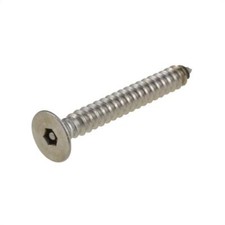 Pack of 2 Stainless 10g x 1/2" Countersunk Post Hex Security Self Tapper Screw