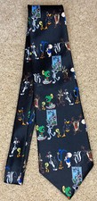 Looney Tunes Mens STAMP COLLECTION 1997 NECKTIE Tie BUGS BUNNY POST OFFICE USA