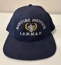 US Navy Maritime Institute  I.O.M.M.&P. Baseball Style Hat / Cap Made in the USA