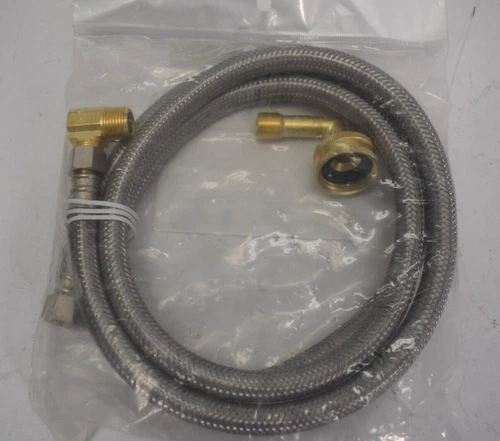 ProFlo Stainless Steel Braid 3/8" x 60" Dishwasher Water Supply Connector Kit - Picture 6 of 6