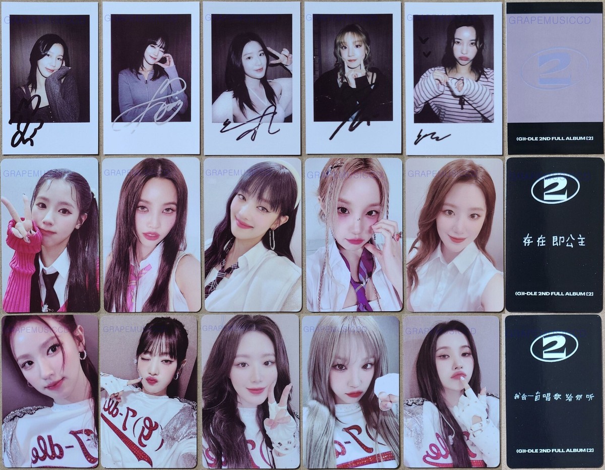 G)I-DLE (G)IDLE 2ND FULL ALBUM 2 KMSTATION POB PHOTO CARD