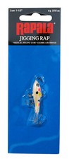 Custom Painted Rapala Jigging Rap, THREE, Size 3, Pearl Wonderbread #CPW3-PWWB