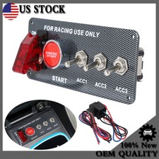 Racing Car Carbon Ignition Button Switch Pane...