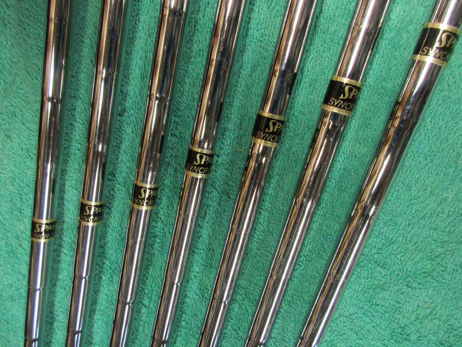 как выглядит Robert T. Jones Jr. Spalding Syncro Stroke Registered Iron Set 2-7 9 - Very Rare фото