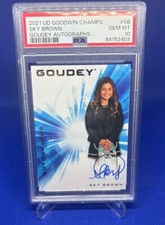 2021 Upper Deck Goodwin Champions Goudey Auto Sky Brown PSA 10 #GA-SB card POP 2