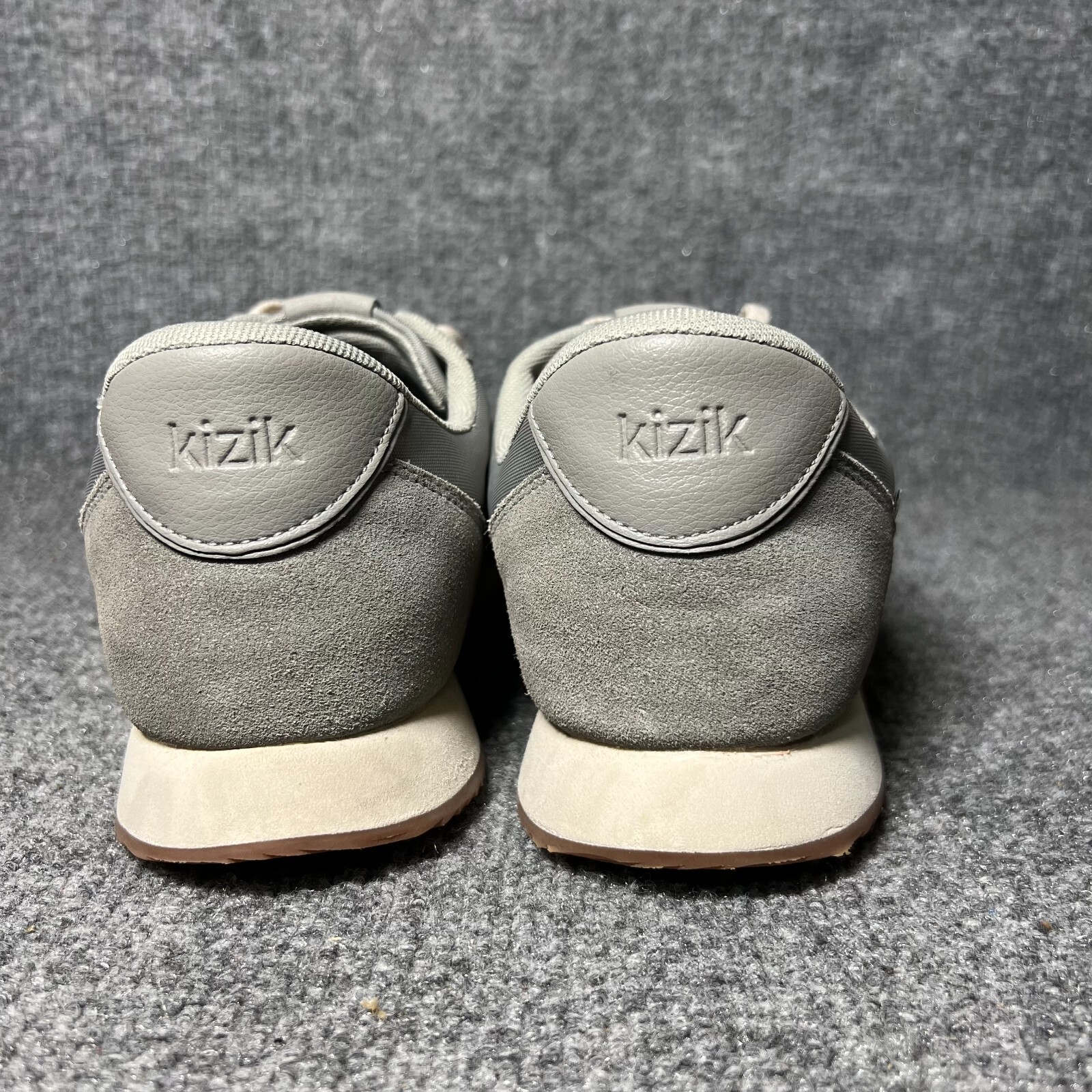 SAOLA Scarpe da ginnastica Kizik Milan DMILGG07 1D unisex M9 W10 5 grigio bianco scamosciato