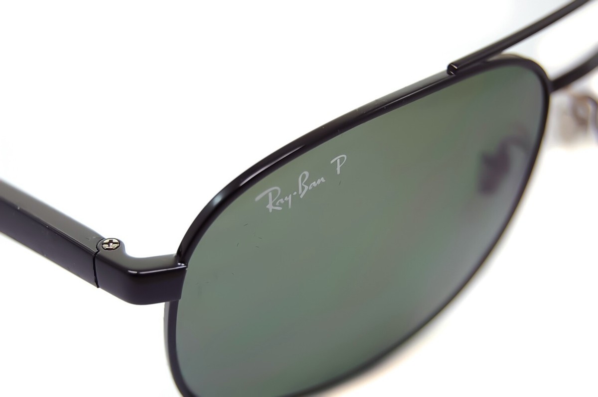 小物 Ray-Ban SUNGLASSES 0RB3593 POLARIZED RB3593 Sunglasses in Black and G-15 Green - RB3593 | Ray-Ban®