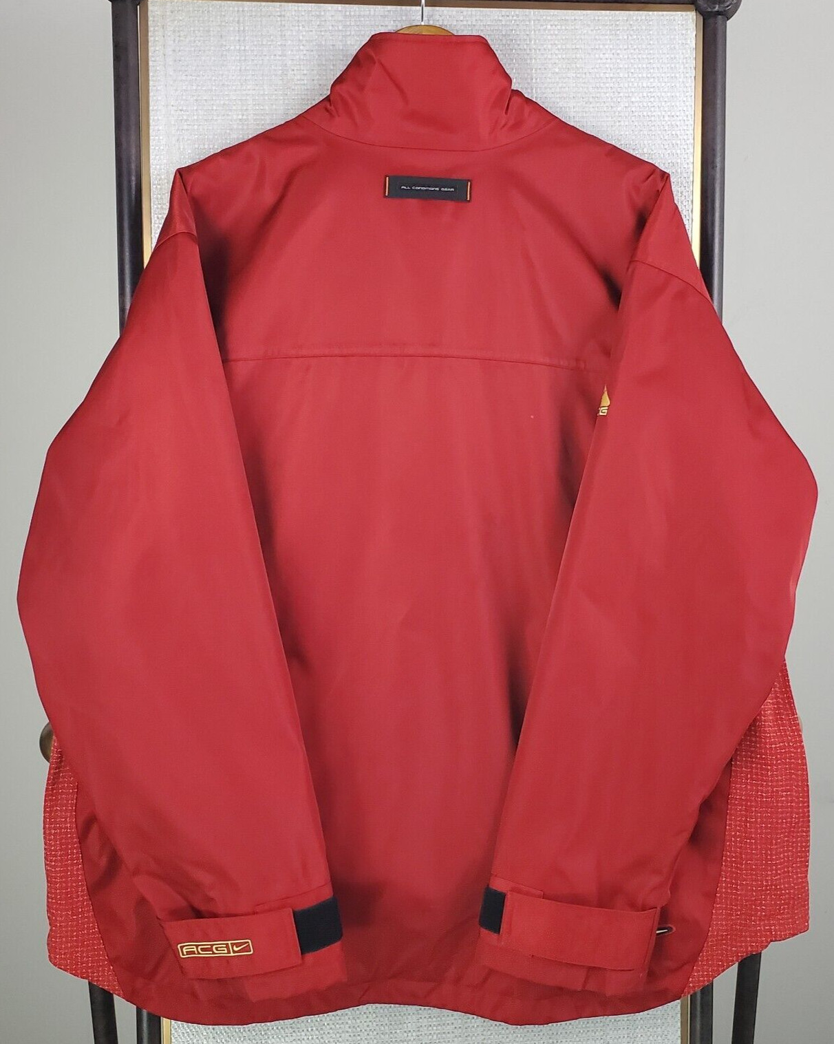 VTG NIKE ACG Size Large Mens Level 3 Jacket Thick Canvas Red Full Zip Waterproof image 6