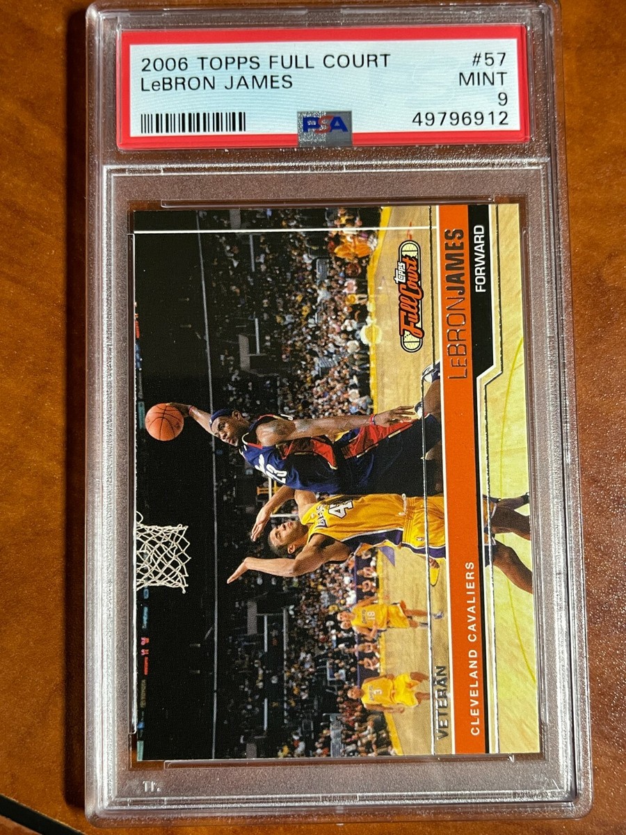 LeBron James 2006 Topps Full Court #57 PSA 9 MINT | eBay