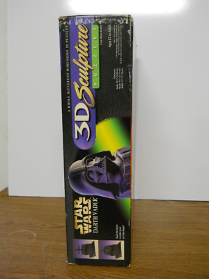 Star Wars Darth Vader Bust Layer Puzzle 3D Sculpture 1997 Milton