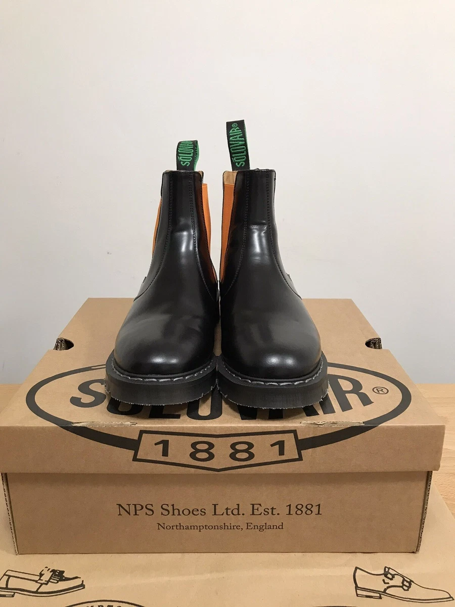 NPS SOLOVAIR Black Hi Shine Chelsea Dealer Boot! SizeUK5.5New! Only£149.90