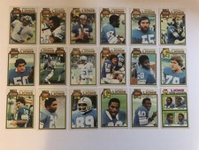 1979 Topps DETROIT LIONS Set AL BAKER Greg LANDRY Doug ENGLISH David HILL