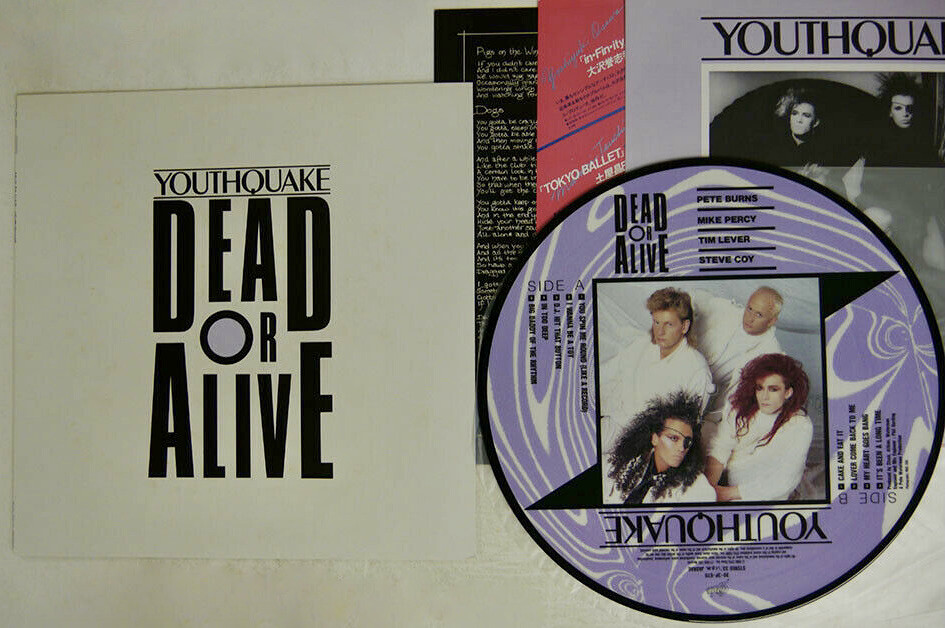 DEAD OR ALIVE　Give It Back　収録　1989年貴重盤CD DEAD OR ALIVE Youthquake EPIC 30 3P-670 JAPANESE PICTURE DISC VIYL