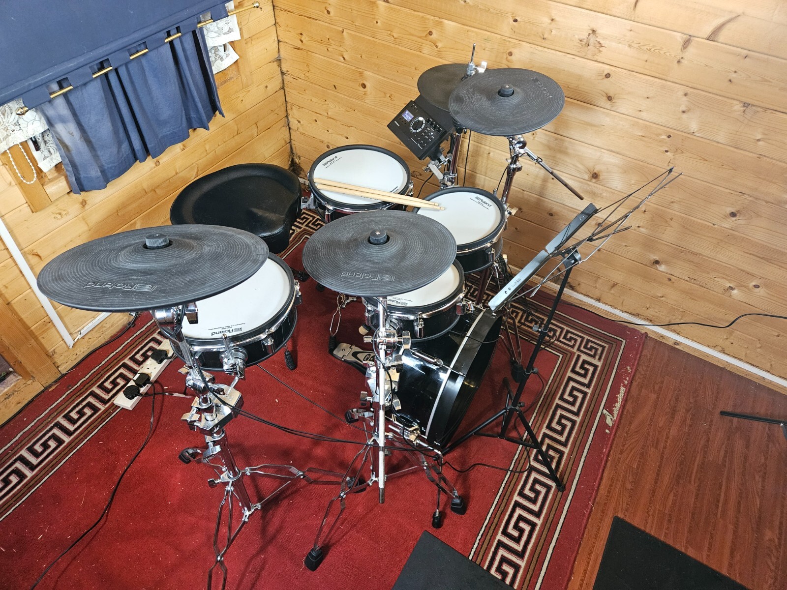 Roland VAD306 VDrums, Acoustic Design Electronic Drum Kit + Pearl