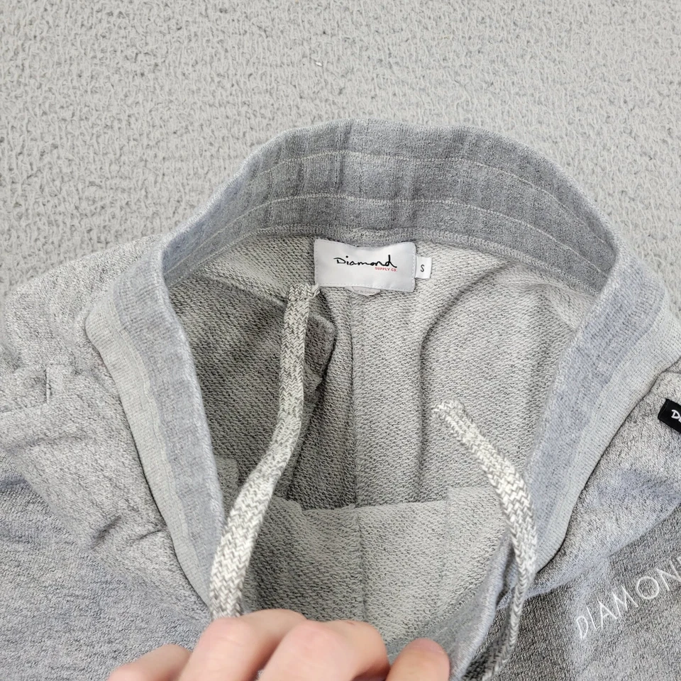 Pantalones deportivos Diamond Supply Co para hombre pequeños de rendimiento/algodón bordados Foto 4 de 4