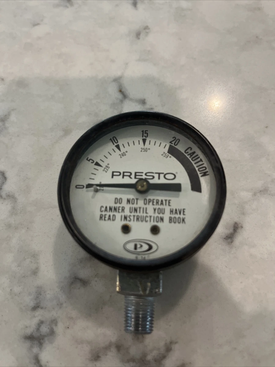 Presto Stainless Steel Pressure Cooker/Canner Steam Gauge, 60 OFF