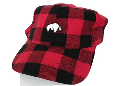 Plaid Baseball Cap With Buffalo Hat One 
