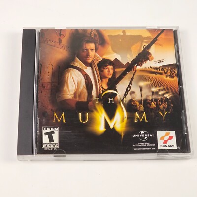 The Mummy Movie Film PC Computer Video Game Vintage 2000 Konami Universal