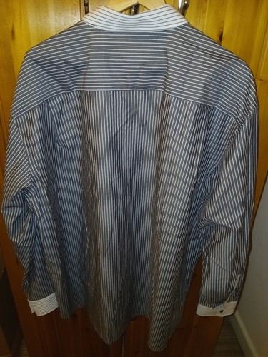 Raf Simons x Fred Perry Black and White Striped Shirt Brand New No Pins - Picture 2 of 6