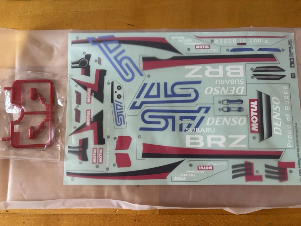 Tamiya BRZ Round 2 Decal Kit, Mirrors And Front And Rear Bumpers - Image 3 of 3