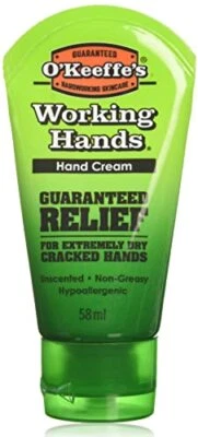 O'Keeffe's Working Hands, 58ml Tube - Hand Cream for Extremely Dry, Cracked