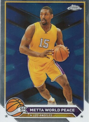 2023-24 Topps Chrome #13 Metta World Peace