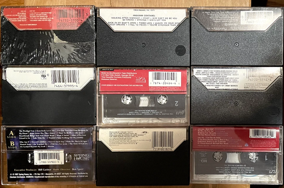 9 - COUNTRY CASSETTE LOT - TWITTY/ STRAIT/ ROBBINS/CLINE/GATLIN/REEVES - Image 3 of 3