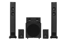 Dayton Audio Mk442t 5.1 Home Theater Speaker Bundle With 12" Powered Subwoofer