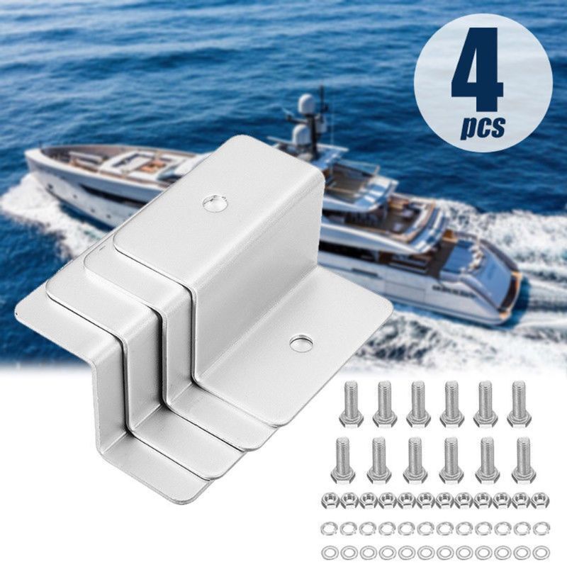 RV Solar Panel Mounting Holder Bracket Supporting Flat Roof Deck Off