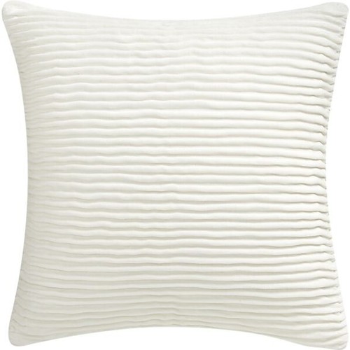 Crate & and Barrel LYRA IVORY 20" PILLOW COVER- NEW -NWOT