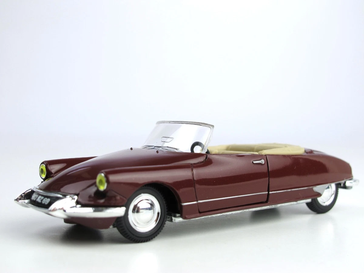 NOREV Ancien 1/43 - Citroën DS 19 Cabriolet Rouge - France 1961 - Miniature Collection